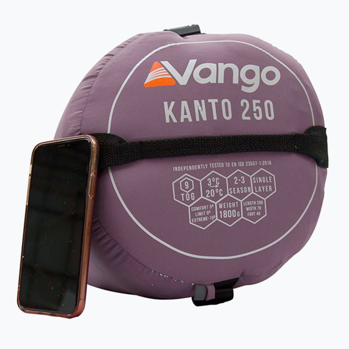 Vango Kanto 250 arctic dusk Schlafsack 12