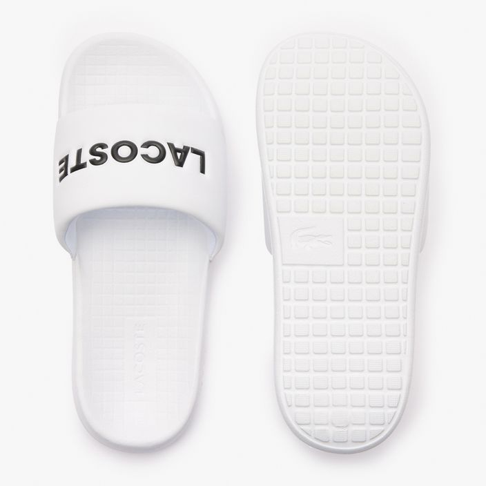 Slides Schlappen  Damen Lacoste 47CFA0032 white/black 12