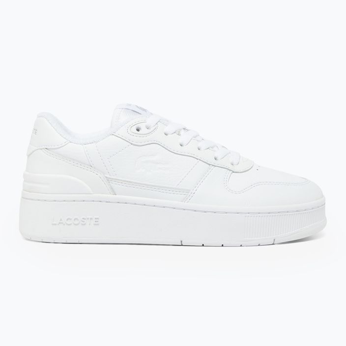 Lacoste Damen Schuhe T-Clip Platform weiß