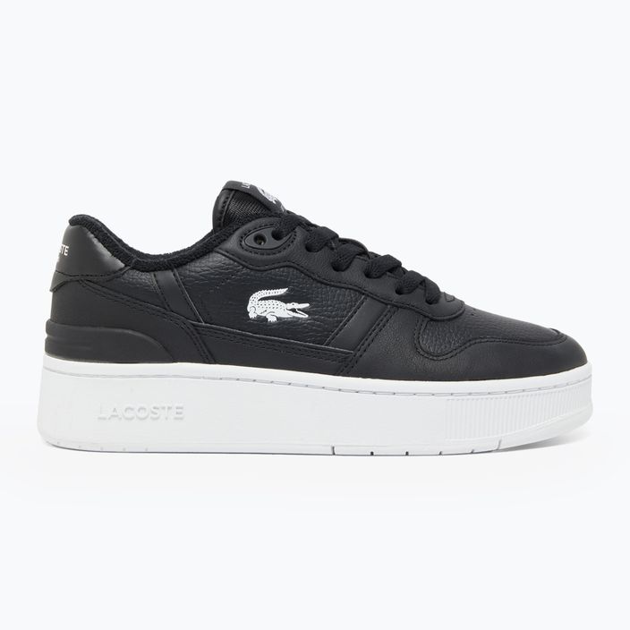 Lacoste Damen T-Clip Platform schwarz/weiß Schuhe