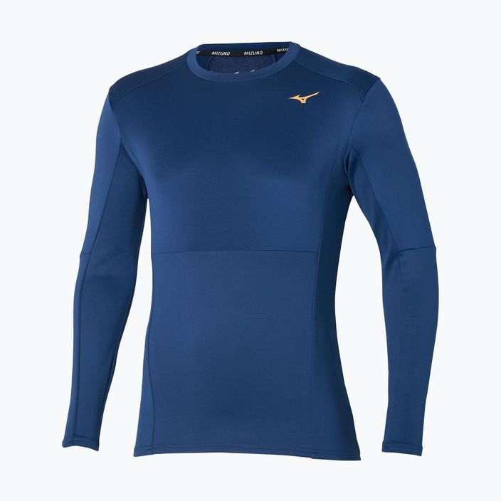 Herren Mizuno Thermal Charge Breath Thermo Kombi blau laufen Longsleeve