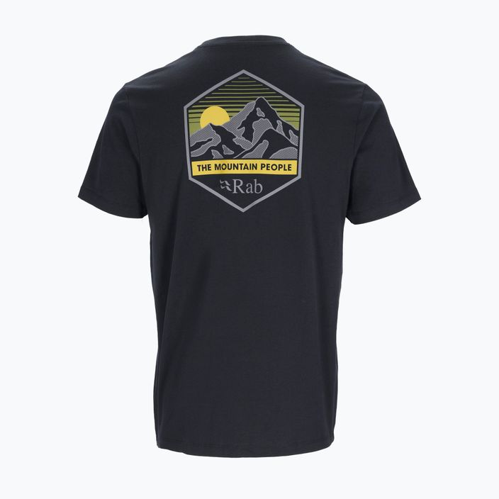 Rab Stance Mountain Peak Herren-Trekking-T-Shirt grau QCB-66 4