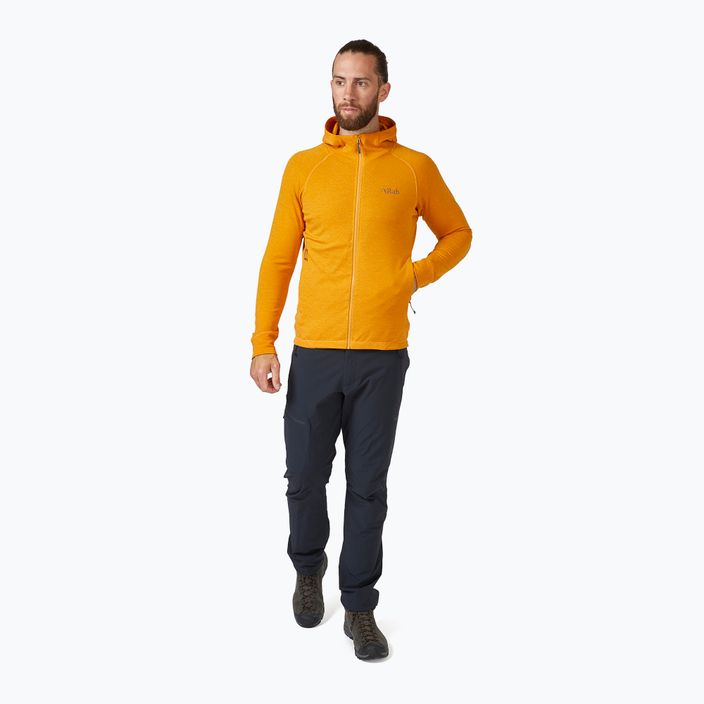 Herren trekking Sweatshirt Rab Nexus Hoody orange QFF-7 3
