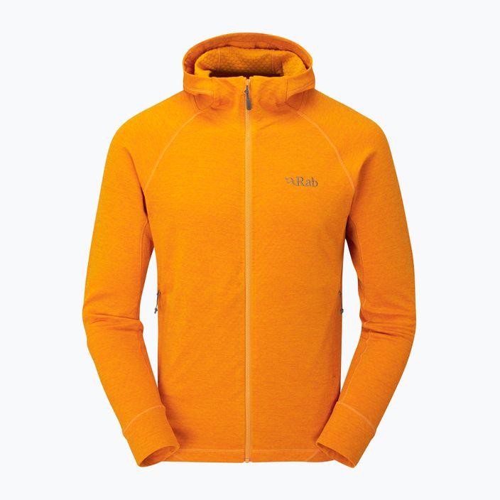 Herren trekking Sweatshirt Rab Nexus Hoody orange QFF-7 4