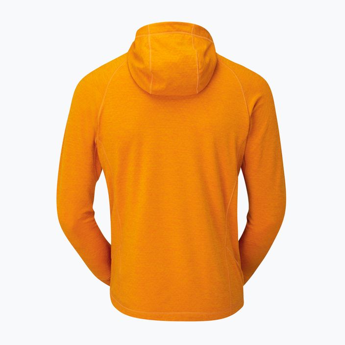 Herren trekking Sweatshirt Rab Nexus Hoody orange QFF-7 5
