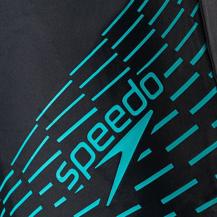 Speedo Medley Logo Aquashort Herren Badehose schwarz und blau 8-1135406870 3