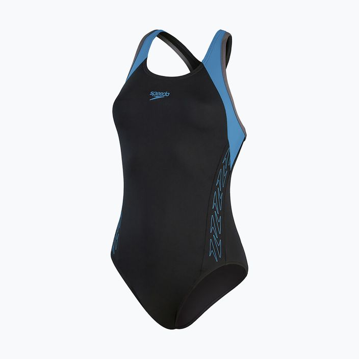 Speedo Hyperboom Splice Flyback Damen Badeanzug einteilig schwarz 8-00305015160 4