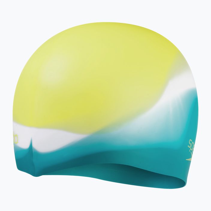 Speedo Multi Colour Silikon Junior Kindermütze grün/gelb 8-00236714576 2