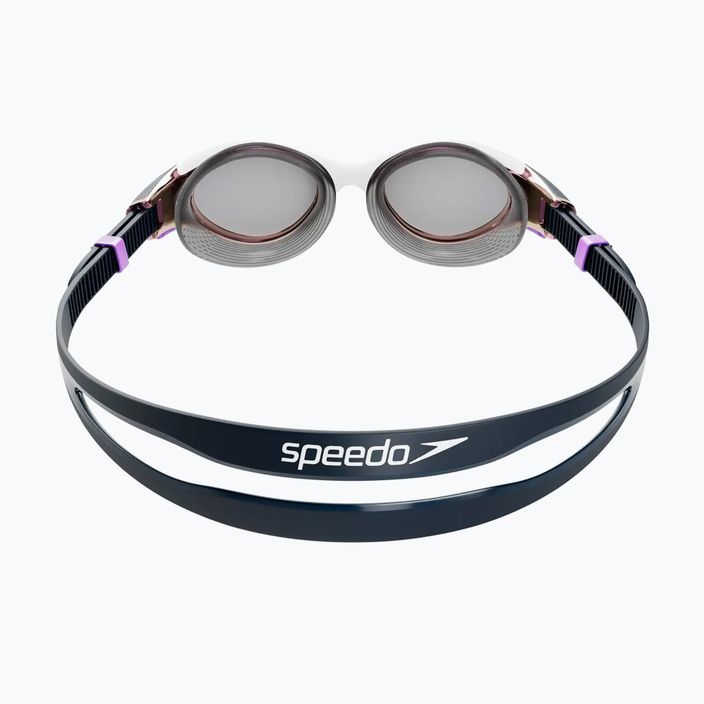 Speedo Biofuse 2.0 Mirror weiß/true navy/sweet purple Schwimmbrille 3