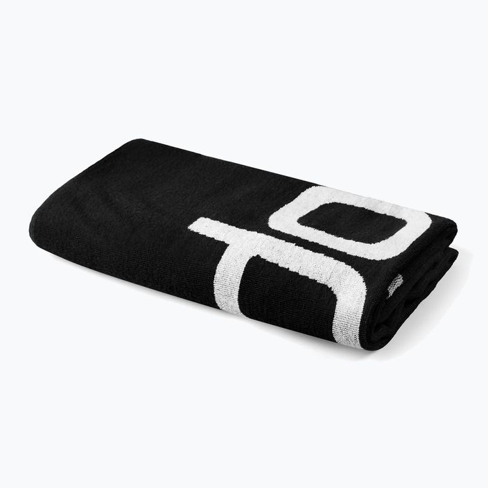 Speedo Logo Handtuch schwarz/weiß 2