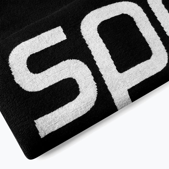 Speedo Logo Handtuch schwarz/weiß 3