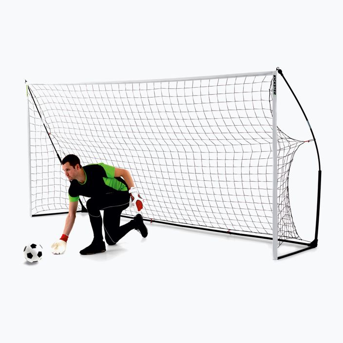 QuickPlay Kickster Academy Fußballtor 365 x 180 cm weiß/schwarz 3