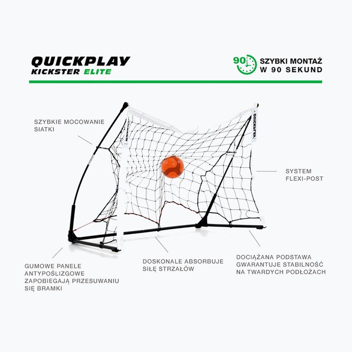 QuickPlay Kickster Elite 300 x 100 cm tragbares Fußballtor QP1181 8