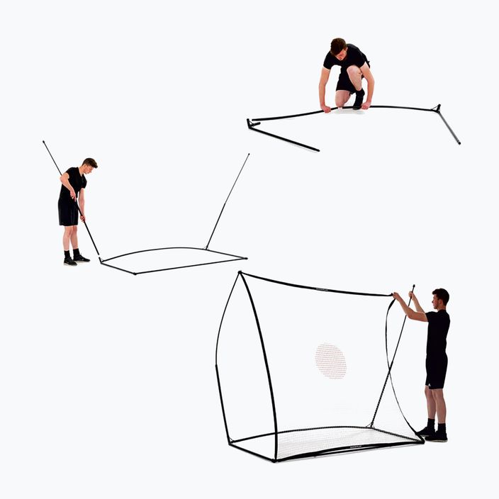 Rebounder QuickPlay Kickster Spot 210 x 210 cm weiß und schwarz 2