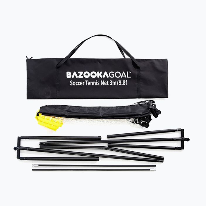 Bazookagoal Fußball Tennisnetz 300 x 100/150 cm schwarz 3267 2
