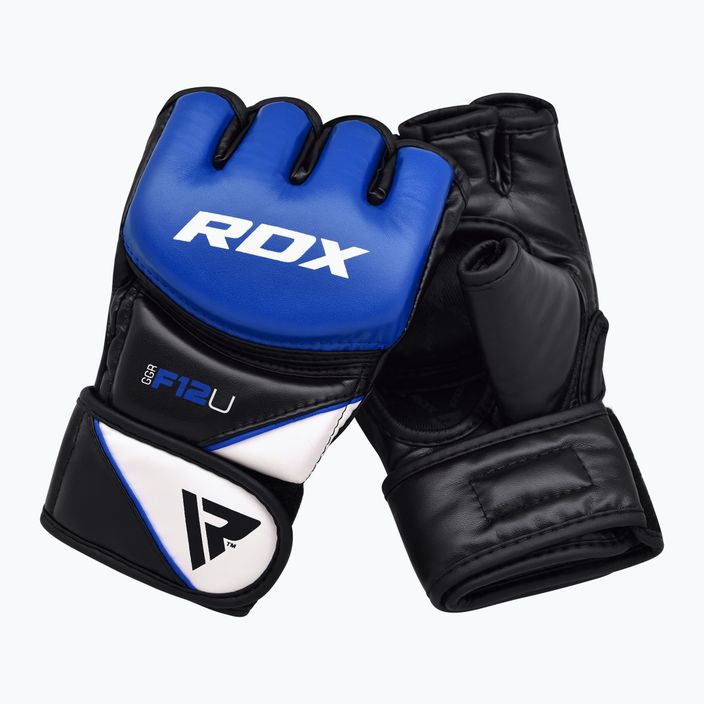 RDX Glove Neues Modell GGRF-12U blau Grappling-Handschuhe 2