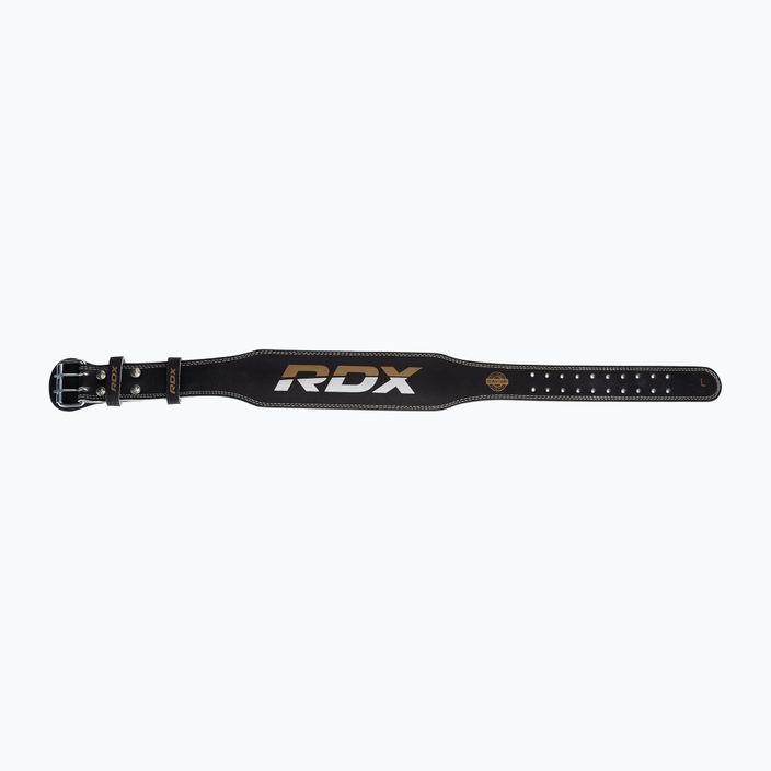 RDX Belt 4  Leder Gewichthebergürtel schwarz WBS-4RB 4