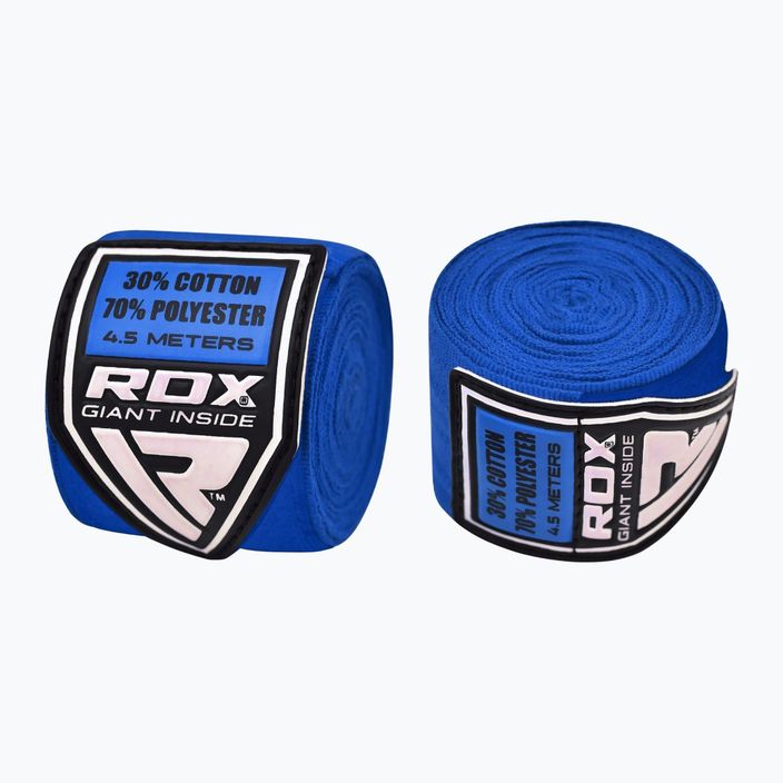 Boxbandagen RDX Hand Wraps blau HWX-RU 2