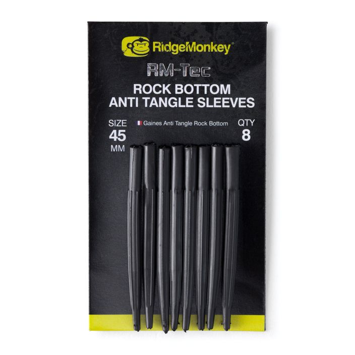 RidgeMonkey Connexion Rock Bottom Tungsten Anti Tangle Sleeves braun RMT101 2