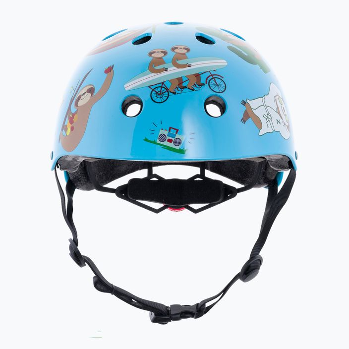 Hornit Faultier blau/braun Kinderfahrradhelm 2