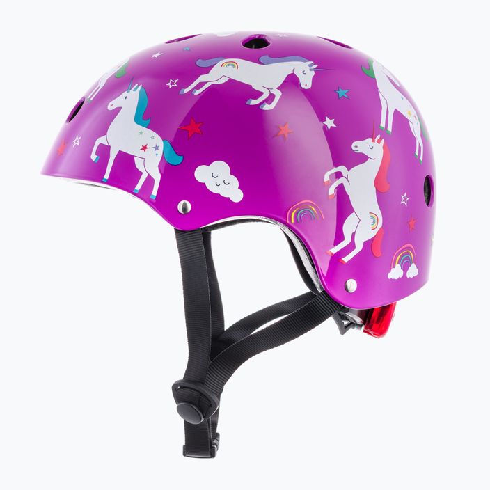 Hornit Unicorn lila/weißer Kinderfahrradhelm 5