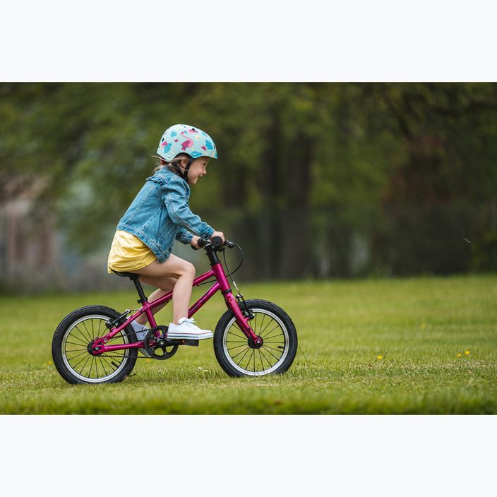 Hornit Kinderfahrradhelm Flaming blau/rosa 11