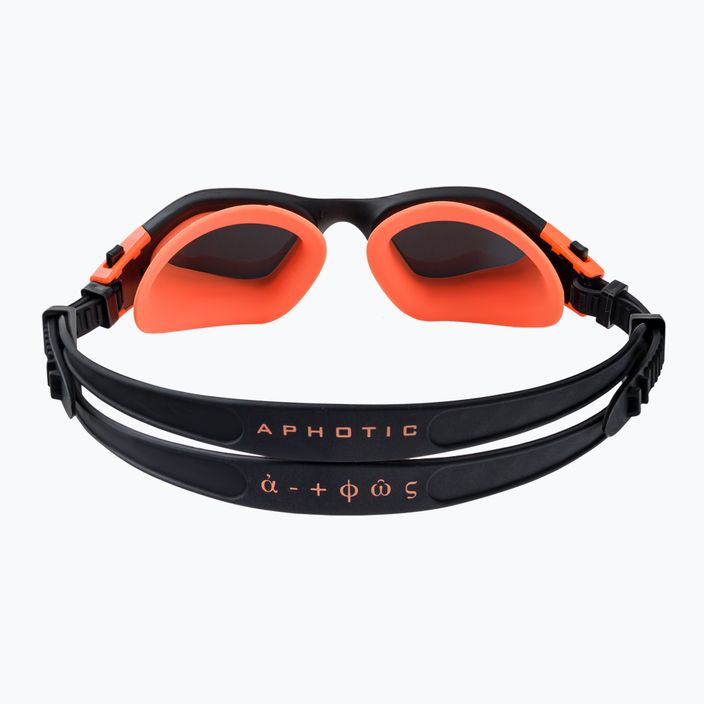 Schwimmbrille HUUB Aphotic Polarised & Mirror schwarz-orange A2-AG 5
