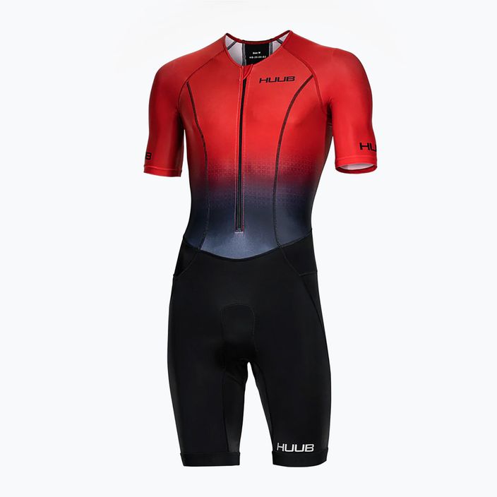 Triathlonanzug Herren HUUB Commit Long Course Suit schwarz-rot COMLCS 8