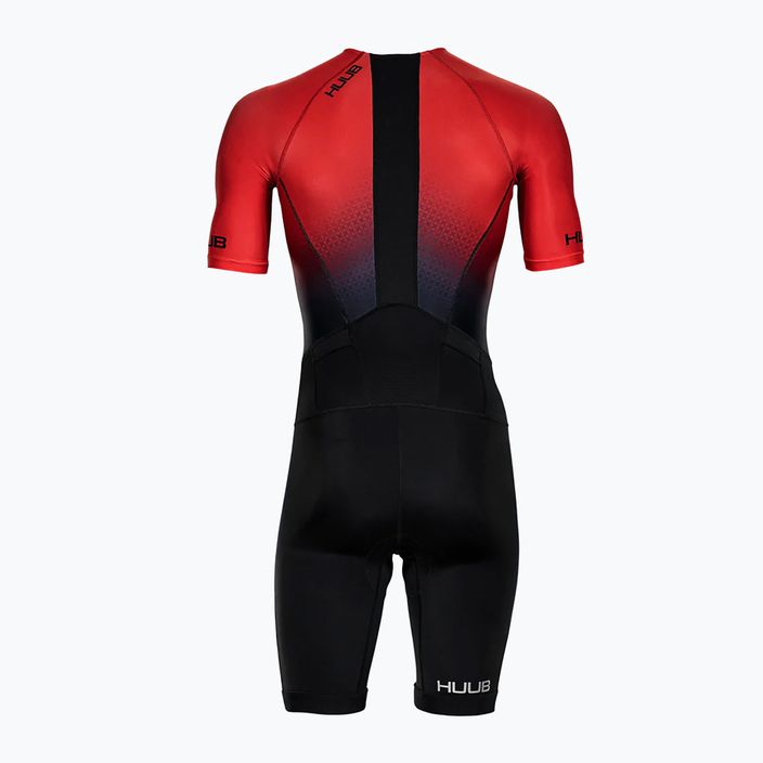 Triathlonanzug Herren HUUB Commit Long Course Suit schwarz-rot COMLCS 9
