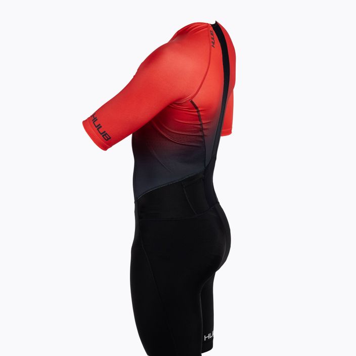 Triathlonanzug Herren HUUB Commit Long Course Suit schwarz-rot COMLCS 3