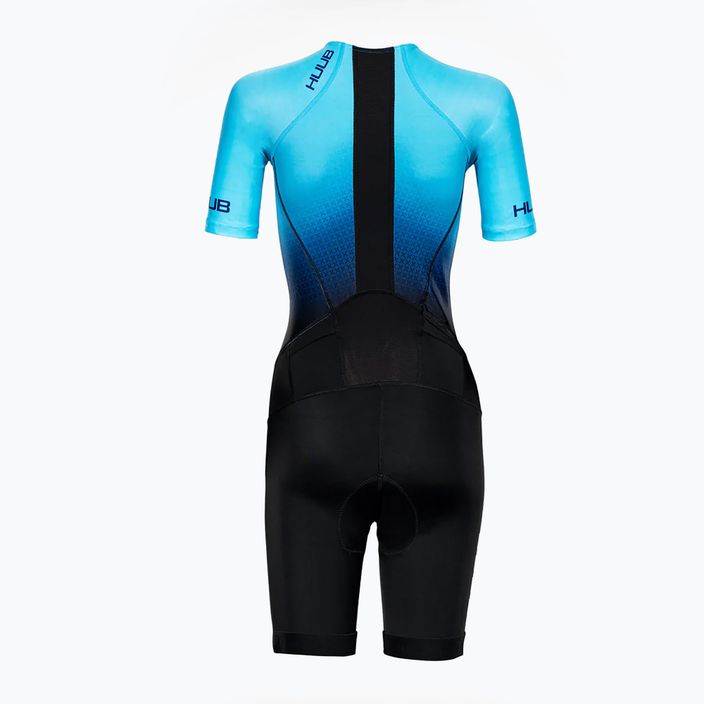 Triathlonanzug Damen HUUB Commit Long Course Suit schwarz-blau COMWLCS 8