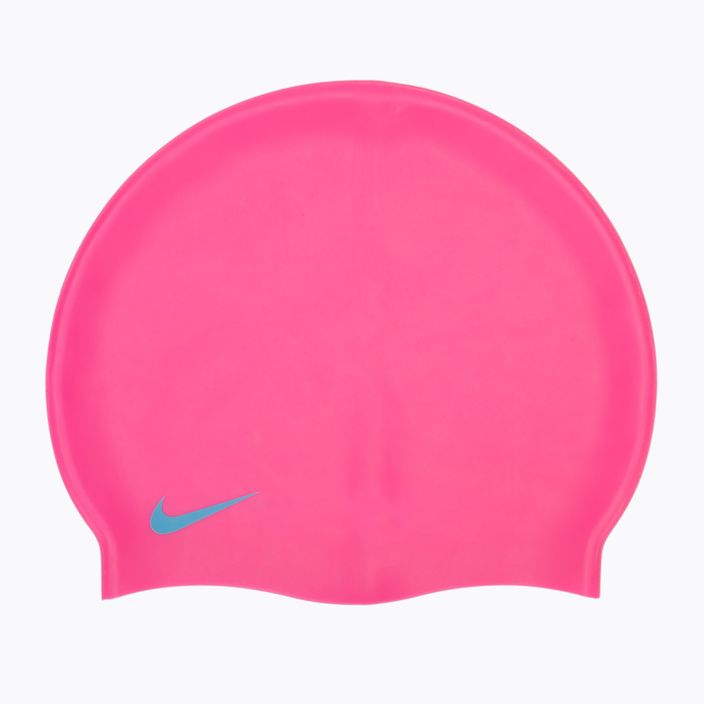 Nike Solid Silicone Kinderschwimmkappe rosa TESS0106-670