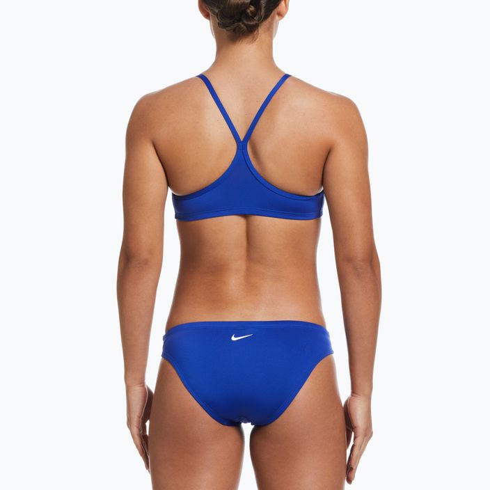 Zweiteiliger Damen-Badeanzug Nike Essential Sports Bikini navy blau NESSA211-418 2