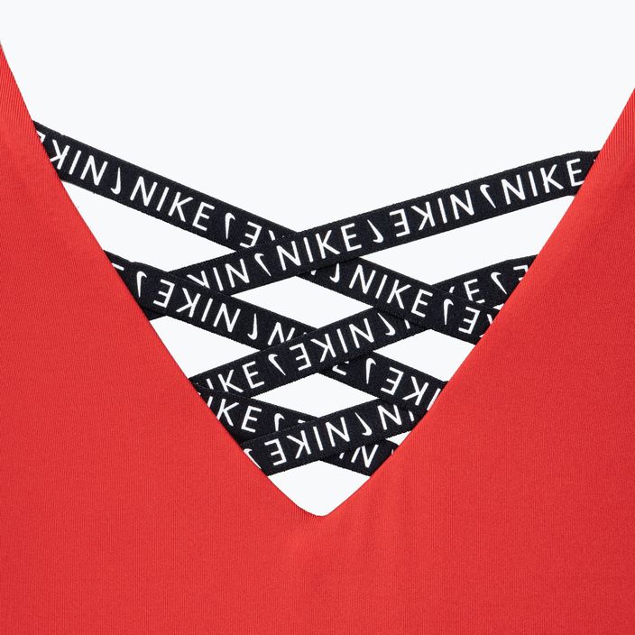 Nike Sneakerkini U-Back einteiliger Badeanzug für Damen rot NESSC254-614 4