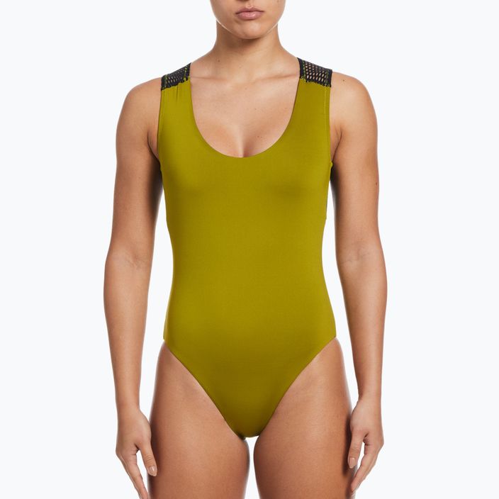 Einteiliger Damen-Badeanzug Nike Wild grün NESSD250-314 4