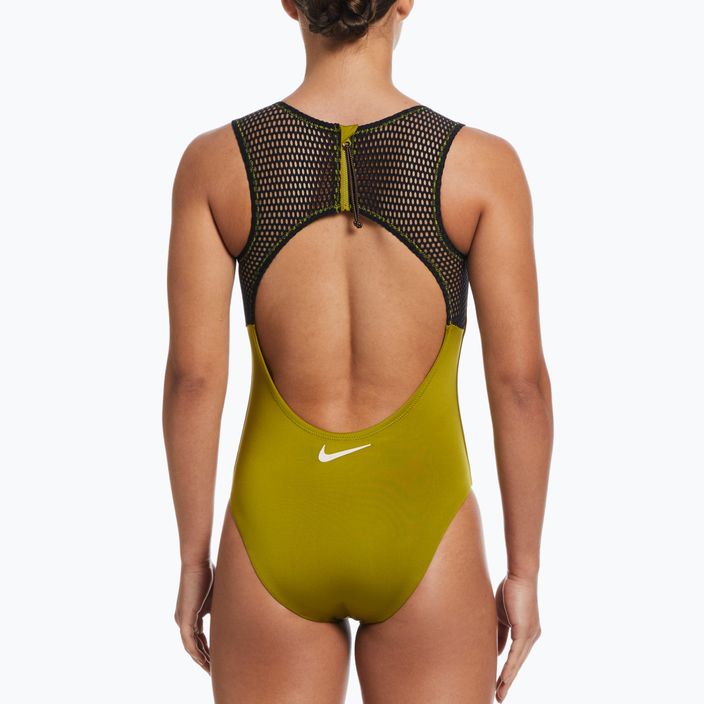 Einteiliger Damen-Badeanzug Nike Wild grün NESSD250-314 5