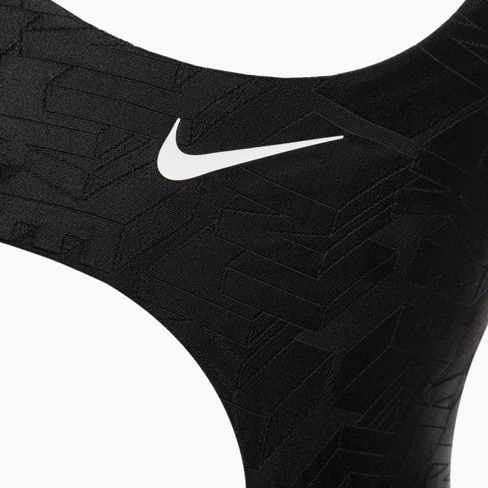 Einteiliger Damen-Badeanzug Nike Block Texture schwarz NESSD288-001 4