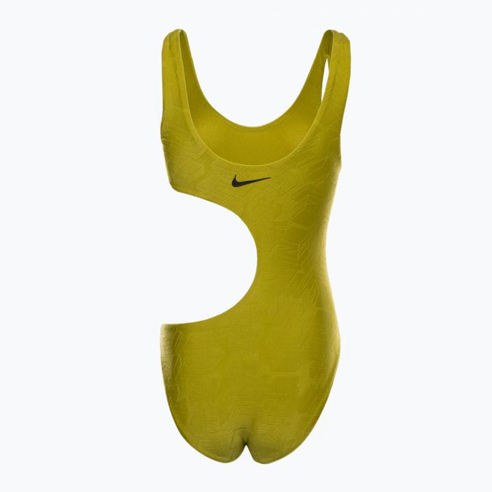 Einteiliger Badeanzug für Damen Nike Block Texture gold NESSD288-314 2