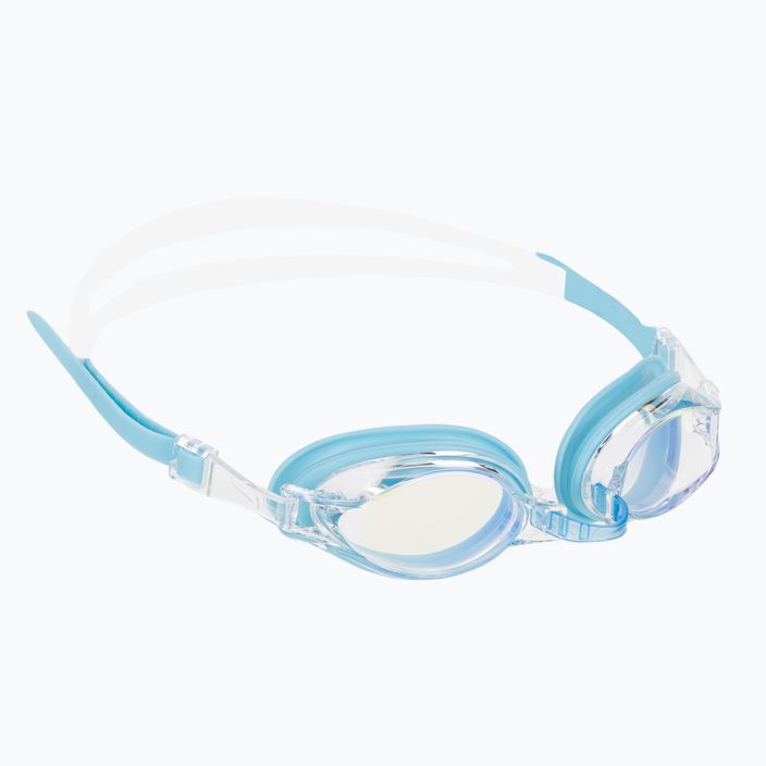 Nike Chrome Mirror Schwimmbrille aquarius blau