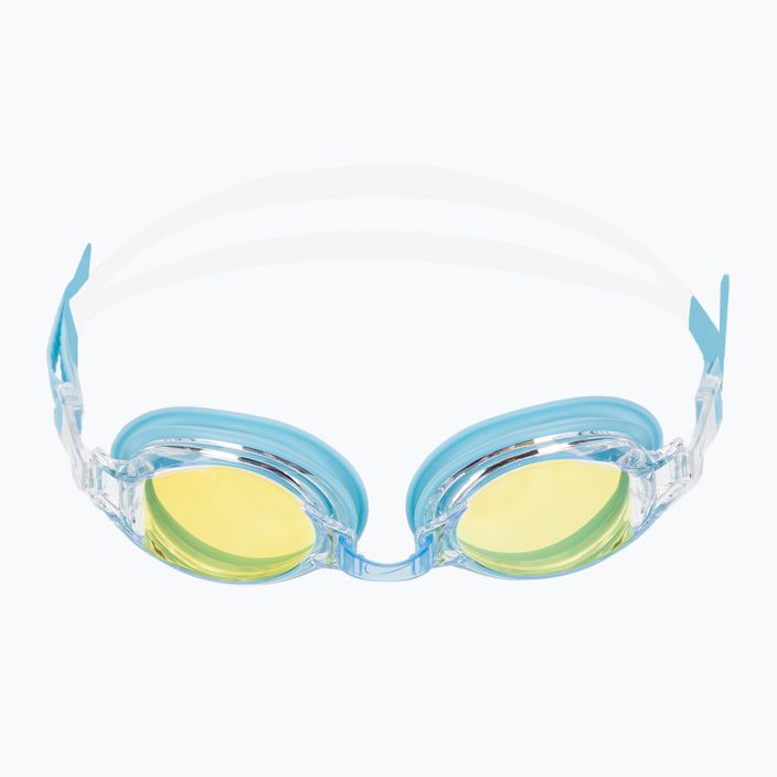 Nike Chrome Mirror Schwimmbrille aquarius blau 2