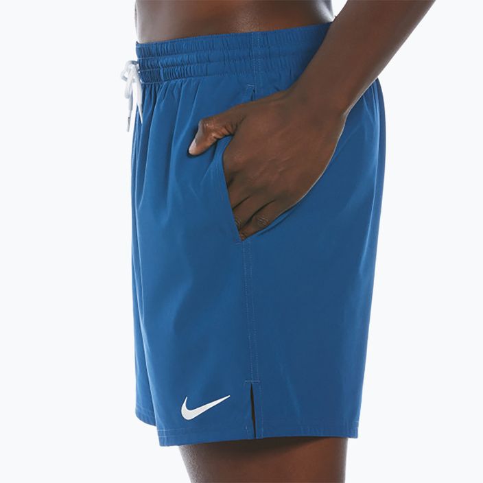 Herren Nike Solid 5" Volley Court blau Badeshorts 3