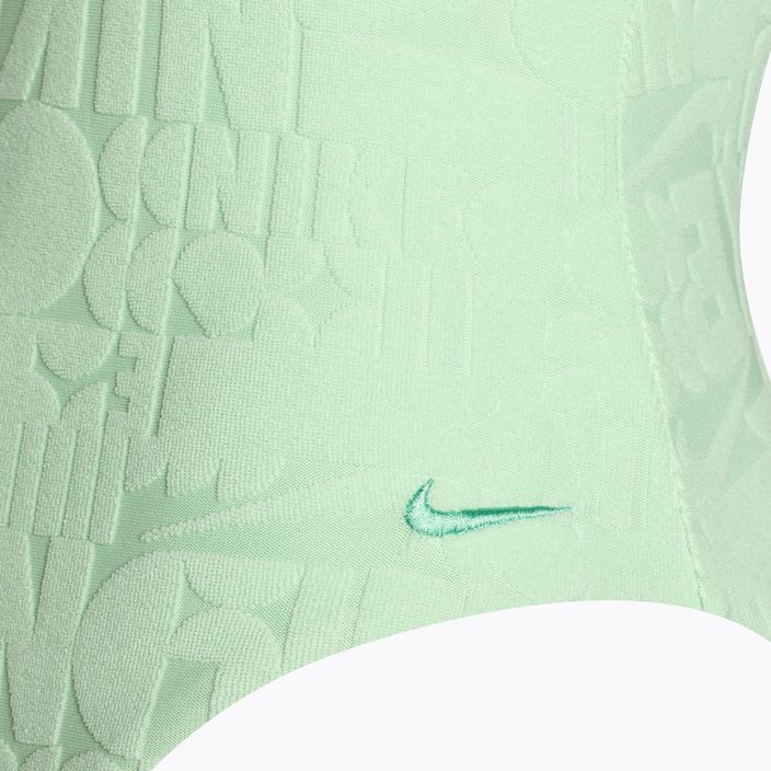 Einteiliger Badeanzug für Frauen Nike Retro Flow Terry vapor green 3