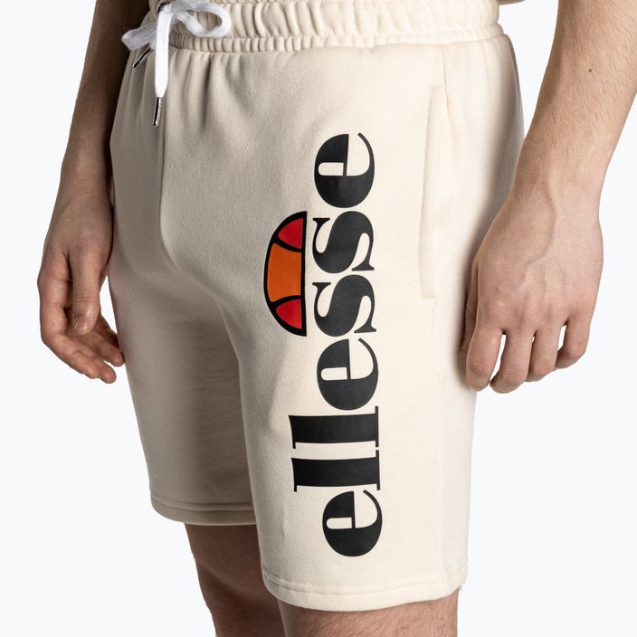 Ellesse Bossini Fleece Herren-Shorts off white 3
