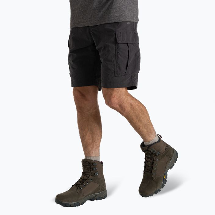 Herren Craghoppers NosiLife Cargo Short III schwarzer Pfeffer Trekking-Shorts 4