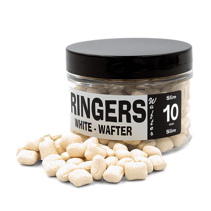 Ringers New White Thins Kissen Protein Köder Schokolade 10 mm 150 ml weiß PRNG88 2