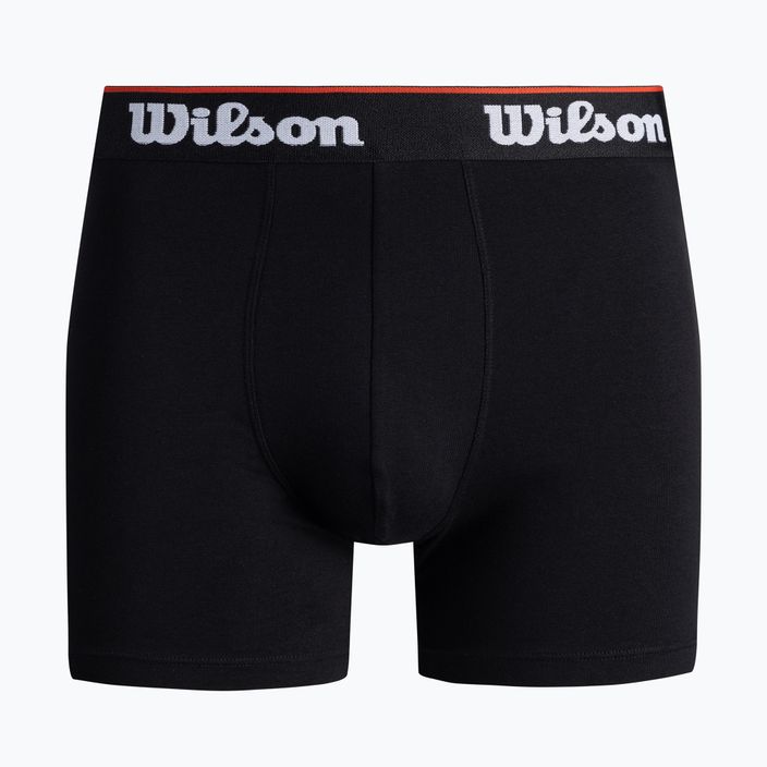 Wilson Herren 2er-Pack Boxershorts schwarz  grau W875H-270M 2