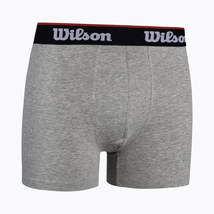Wilson Herren 2er-Pack Boxershorts schwarz  grau W875H-270M 7