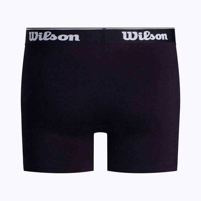 Wilson Herren Boxershorts 2er Pack schwarz/grün W875V-270M 4
