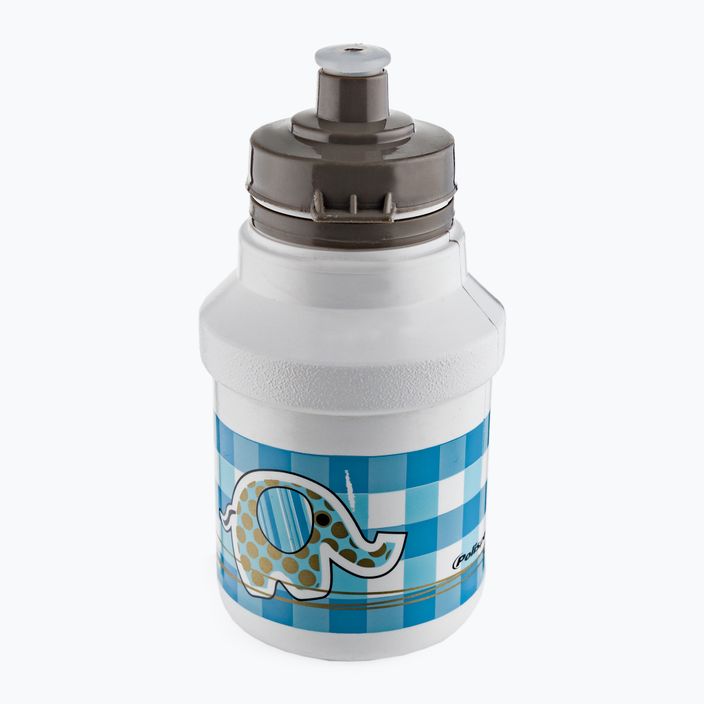 POLISPORT Kinderfahrrad Flasche mit Korb Elefant weiß und blau 8644200105 2
