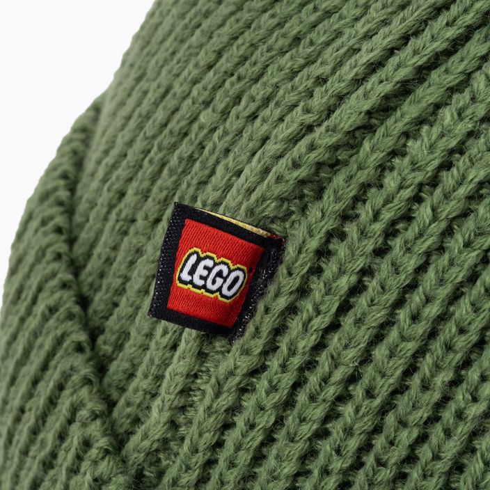 LEGO Lwasmus Kinderskimütze dunkel khaki 4